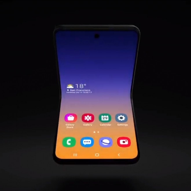 Koncept Samsungovega pametnega telefona