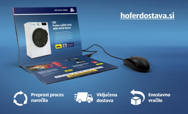 Od teraz HOFER umożliwi zakupy online i bezpłatną dostawę na terenie Słowenii. 