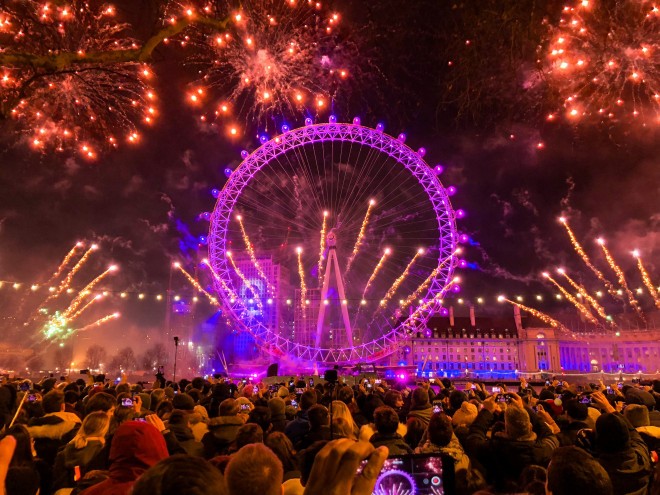 For example, you can wait for the New Year in London.
