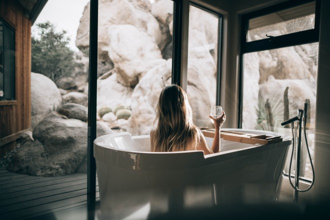 Treat yourself to a spa. 