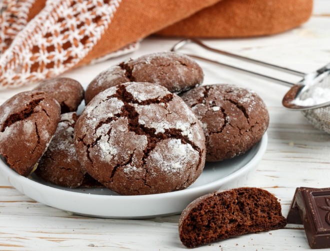 Cracker al cioccolato e zenzero