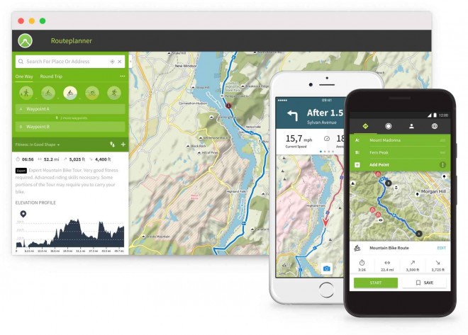 Application Komoot
