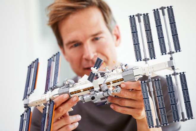 The International Space Station as seen by LEGO