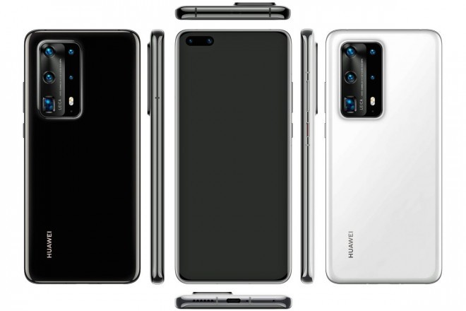 Det potensielle utseendet til Huawei P40 Pro-smarttelefonen