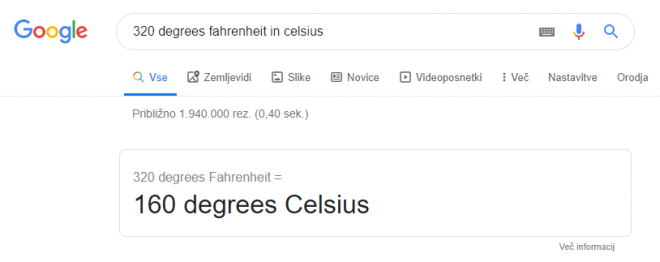 Pretvorba temperature