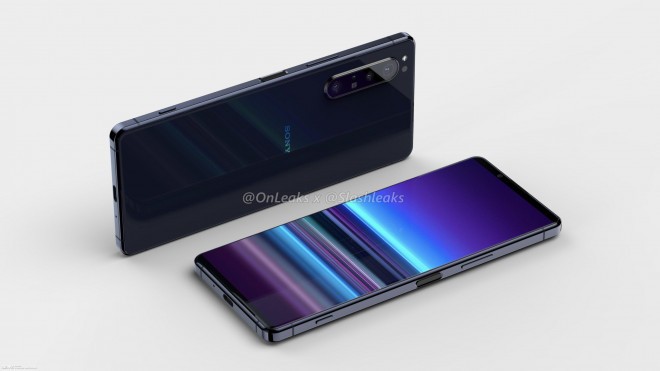 Det potensielle utseendet til Sony Xperia 5 Plus-smarttelefonen
