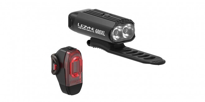 Lezyne Micro Drive 600XL 前后自行车灯组