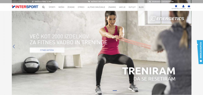 Spletna trgovina Intersport