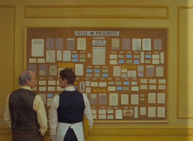 Bill Murray und Pablo Pauly in The French Dispatch (2020)