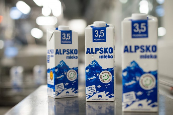 Med permanent melk er bearbeidingstemperaturene høyere.