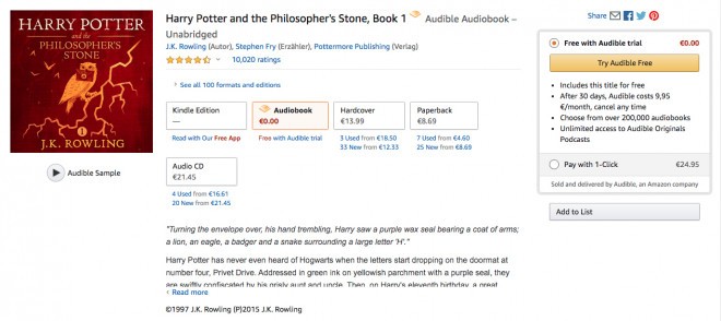 Podcast The Harry Potter Series by J.K. Rowling