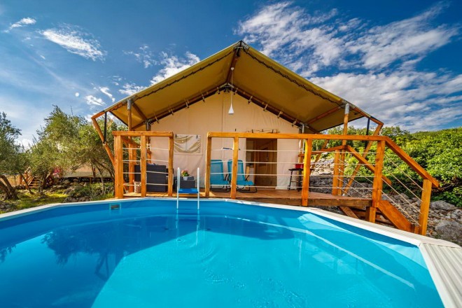 Krk glamping village (Photo: Booking.com)