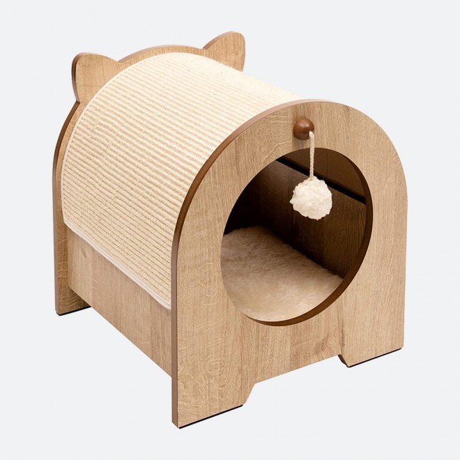 Cama para gato e arranhador