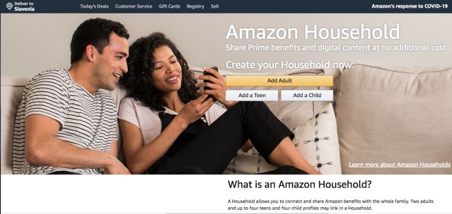 شارك عضوية Amazon Prime الخاصة بك