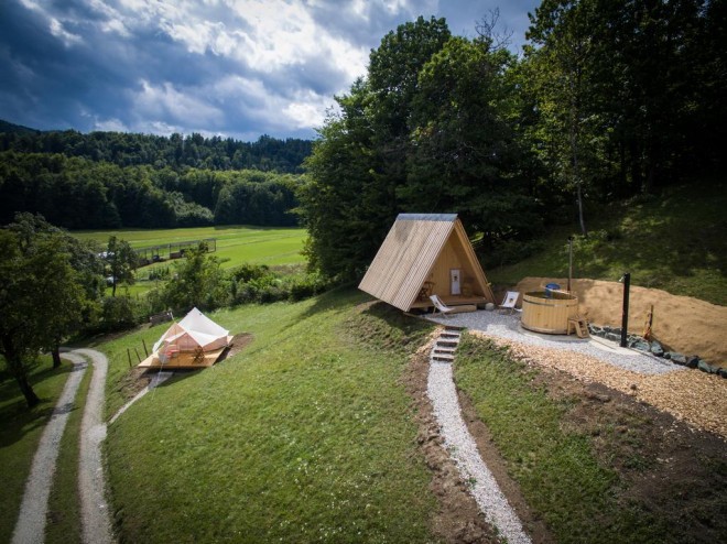 Glamping à la ferme Pužman (Photo : Booking.com)