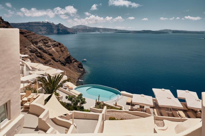 Mystique, Santorini, Grčija (Foto: Booking.com)