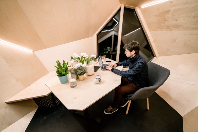 Hello Wood, "Workstation Cabin" (Foto: Zsuzsa Darab)