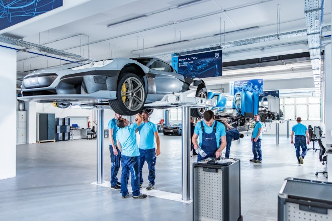 Rimac Automobiles - proizvodna linija, kjer bodo nastali 4 novi avtomobili mesečno! 