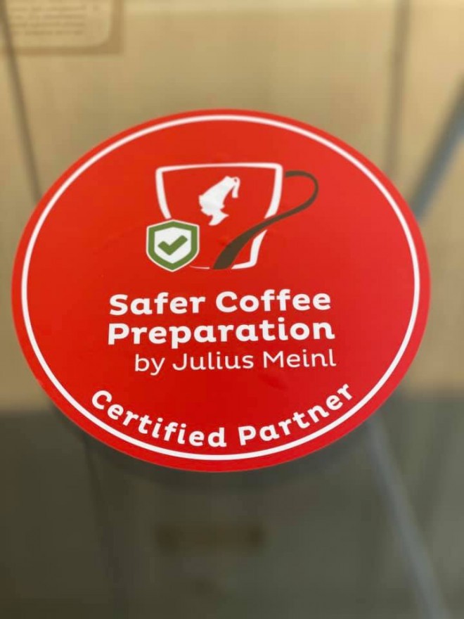 "Safer coffee preparation" certificate