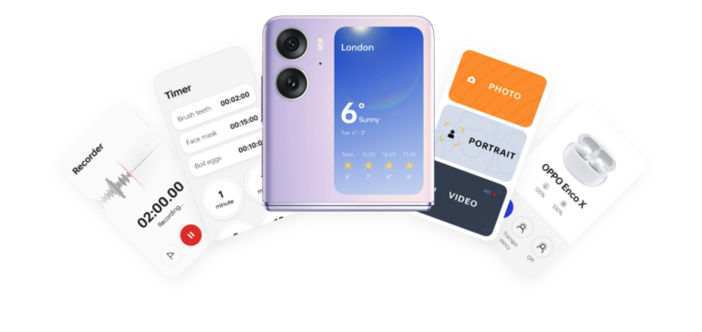 O novo Oppo Find N2 Flip