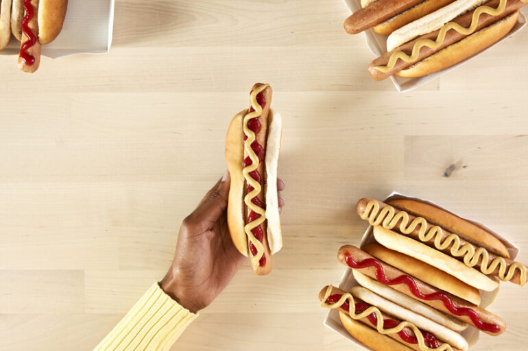 veganski hot dog