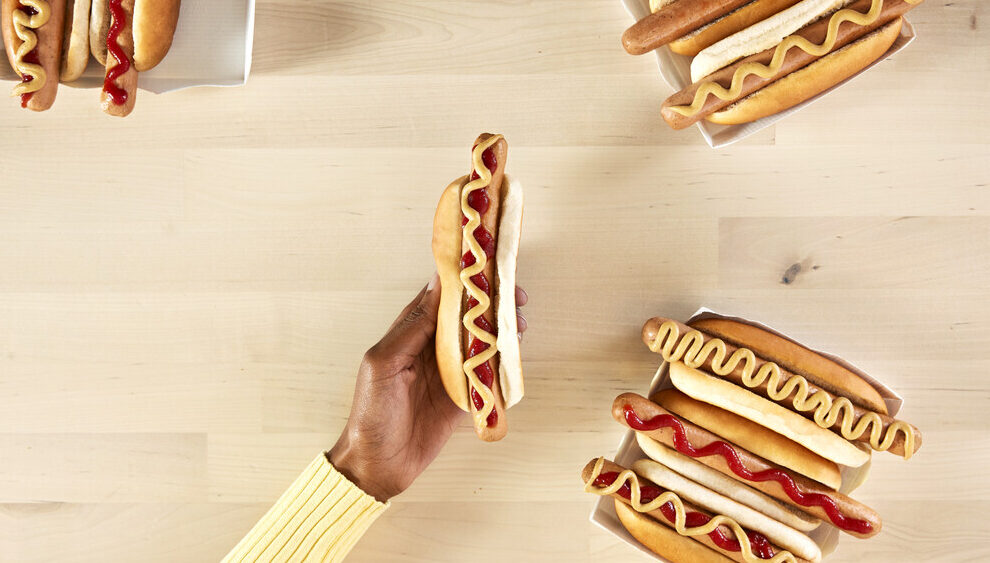 veganski hot dog