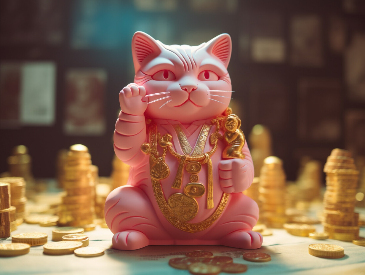Maneki Neko je srečna mačka