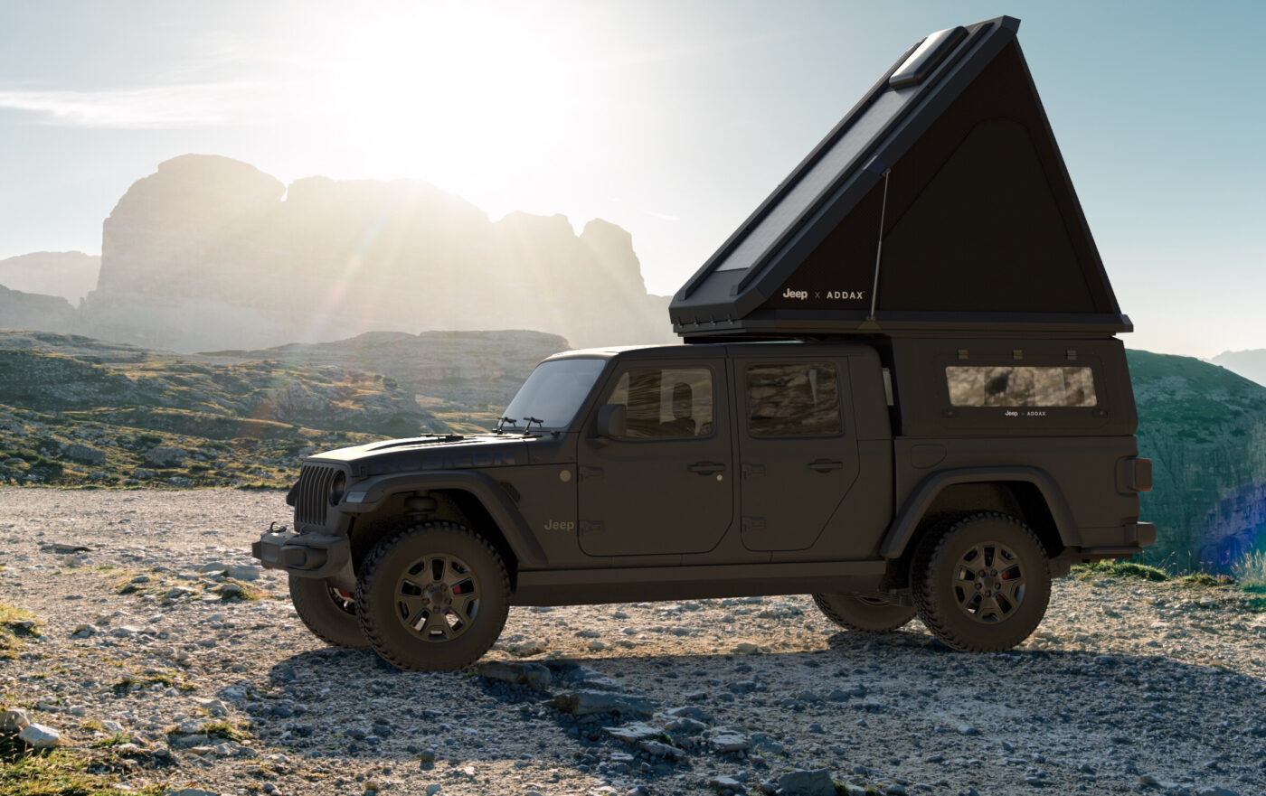 Jeep Gladiator x Addax Overlanding Camper
