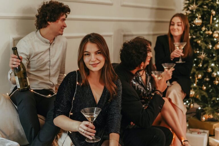 Étiquette de fête