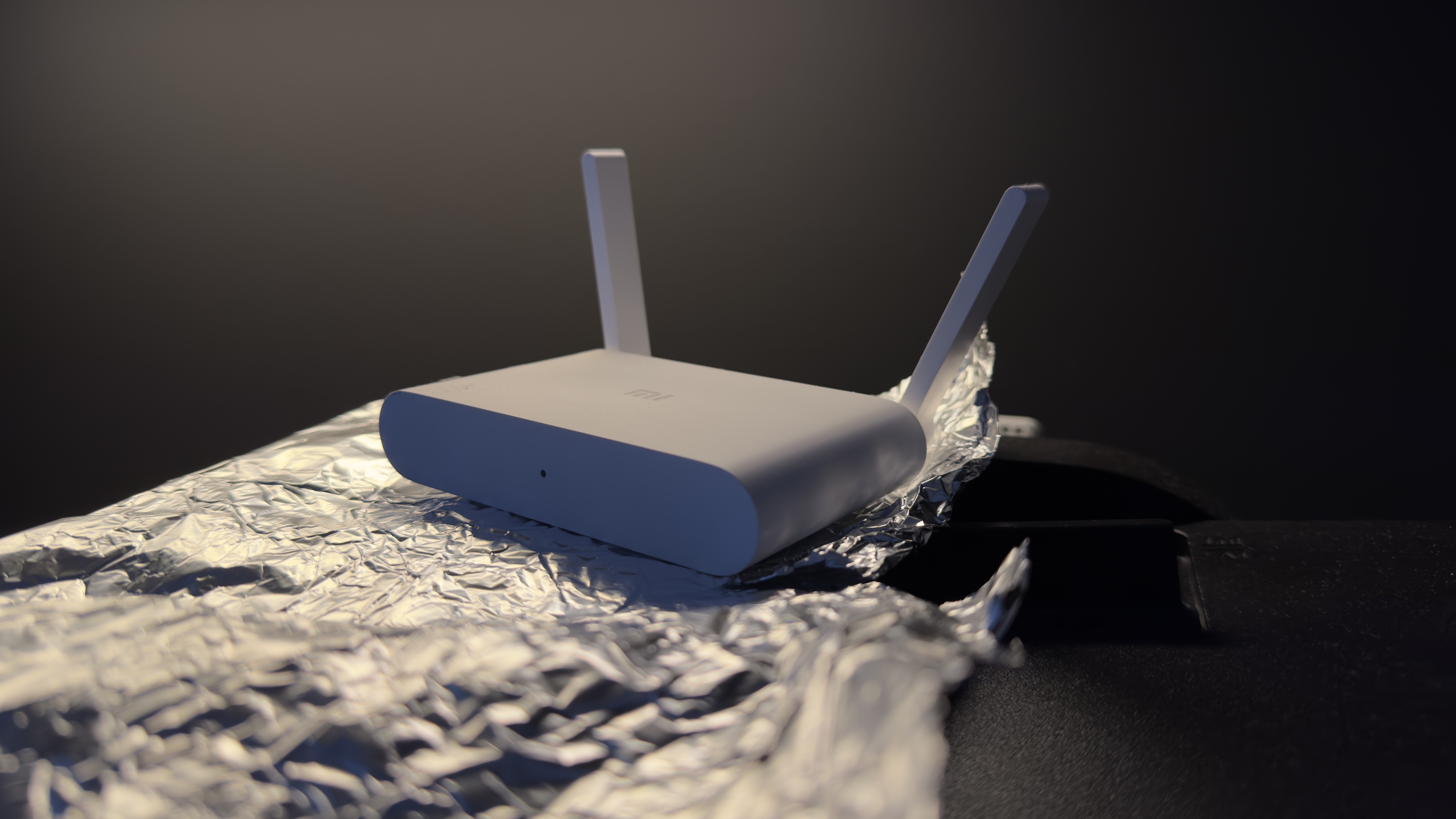 WiFi z alufolijo