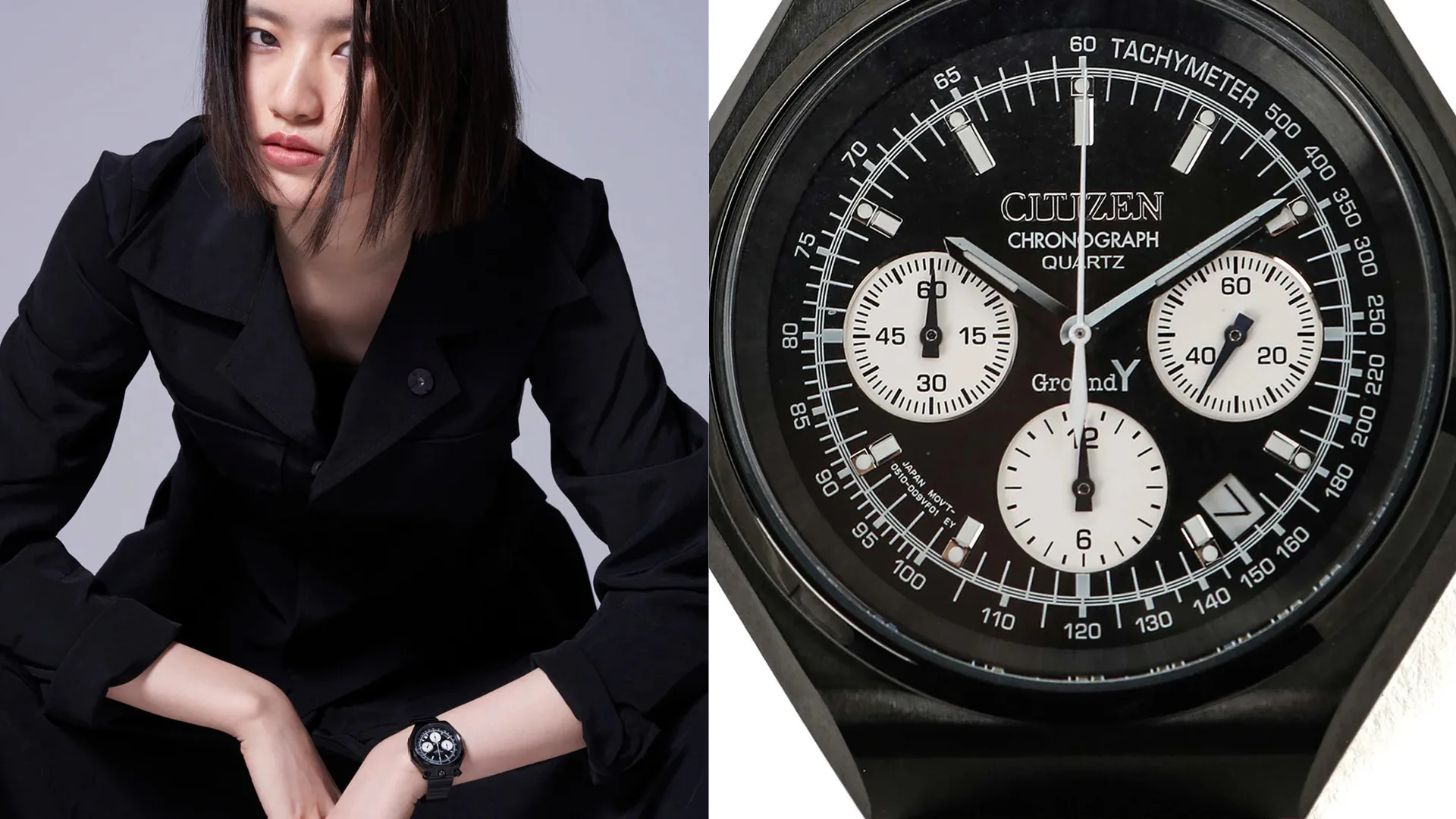 【ヨウジヤマモト】× CITIZEN TSUNO Chrono Custom Limited Ground Y / CITIZEN TSUNO Chrono Custom Limited – THE SHOP