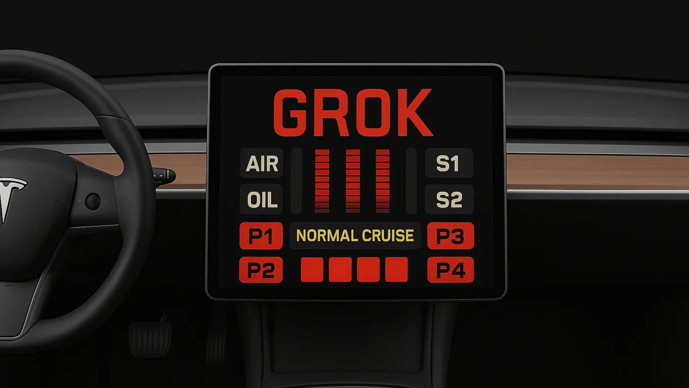 Grok xAI prihaja v Tesla vozila