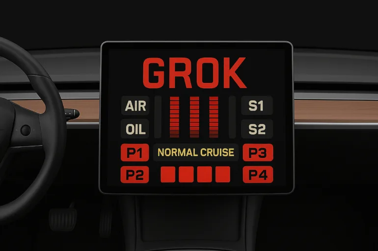 Grok xAI prihaja v Tesla vozila