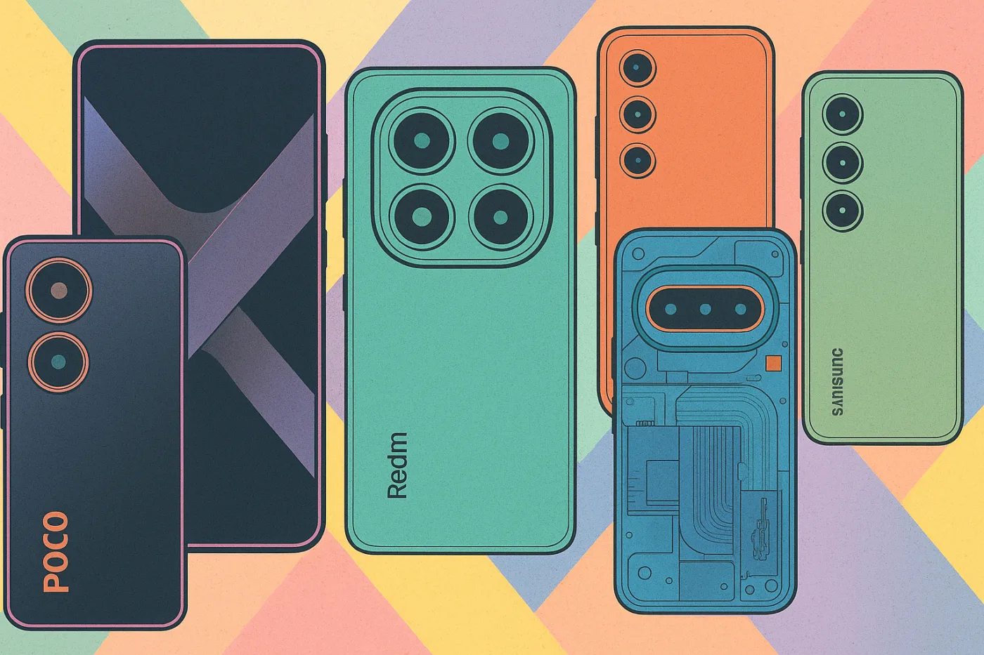 najboljši nizkocenovni pametni telefoni 2025