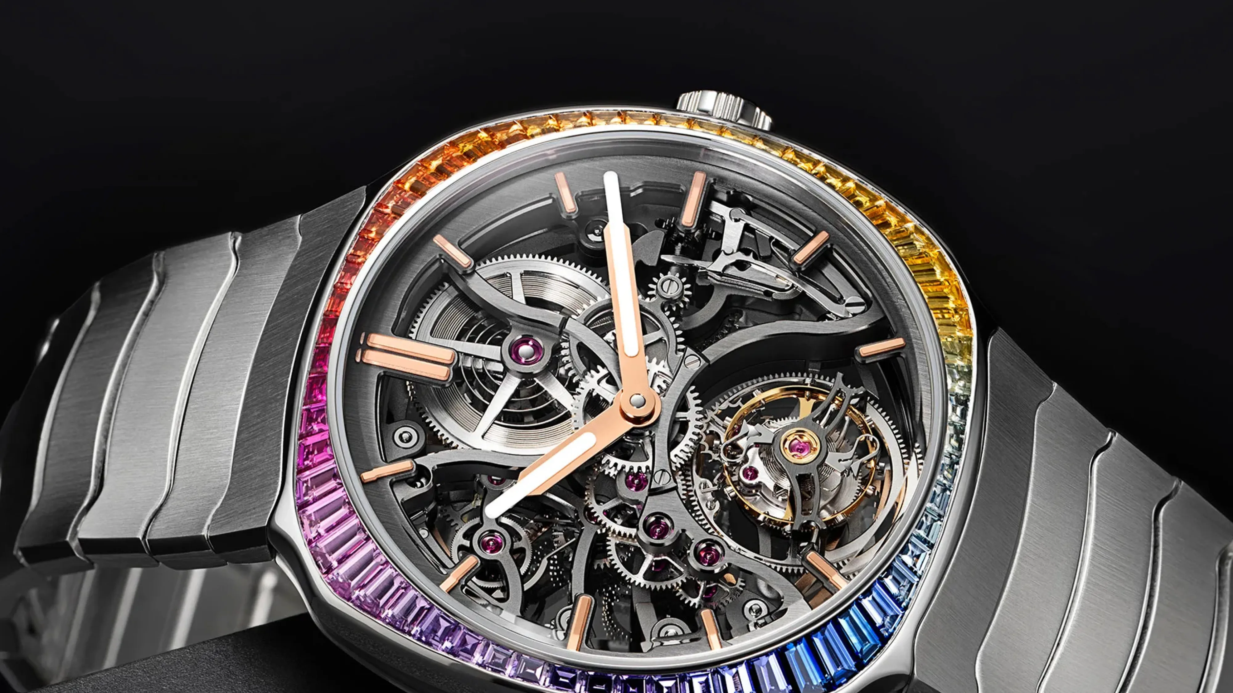 【そらお】Tourbillon／BOUNDLESS＋ボイスメッセージ MP-15 Takashi Murakami Tourbillon Sapphire Rainbow 42 mm