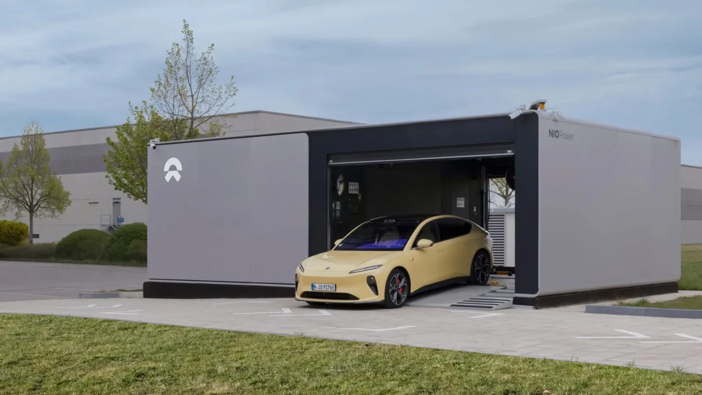 NIO Power Swap postajo