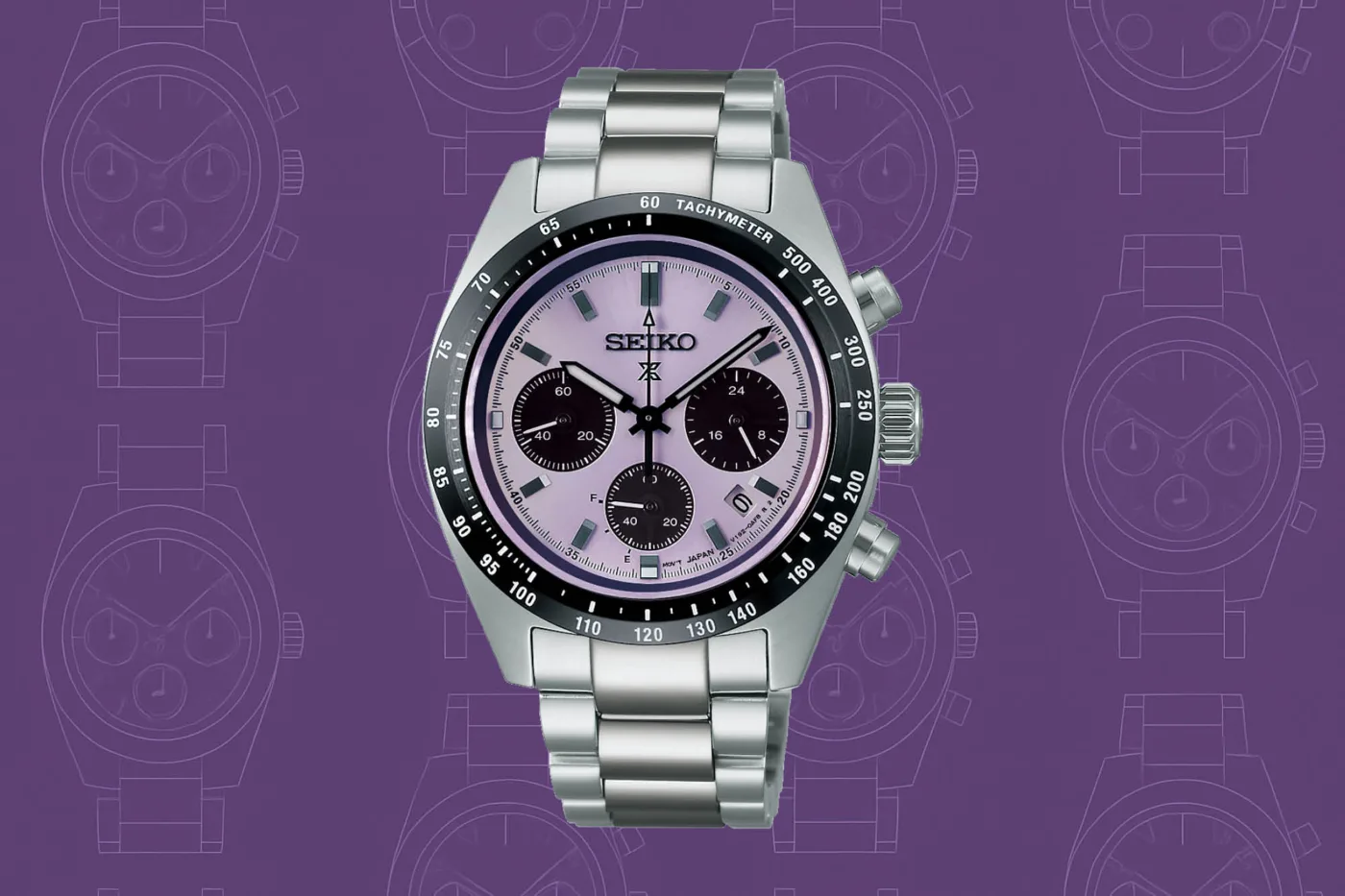 Seiko Speedtimer SSC955 Edo Purple