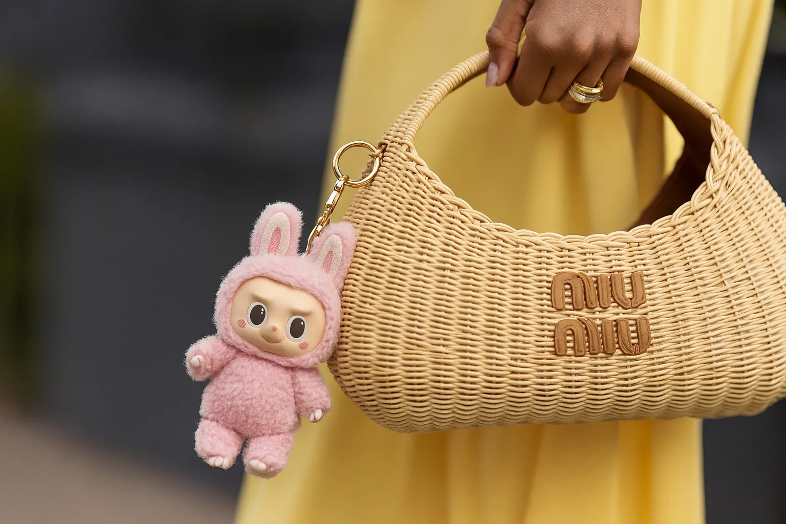LABUBUのハンドバッグ Classic Bag シリーズ LABUBU リバーシブル ぬいぐるみ バッグ