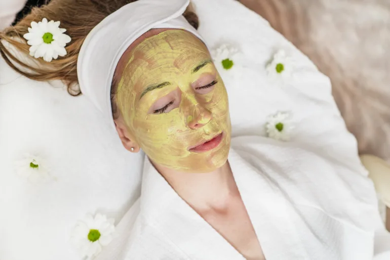 zelfgemaakte melkmasker